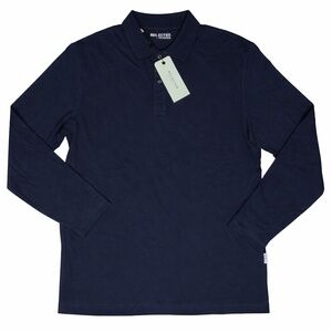 Selected Homme Men’s Navy Long Sleeve Polo Shirt | Medium | NWT